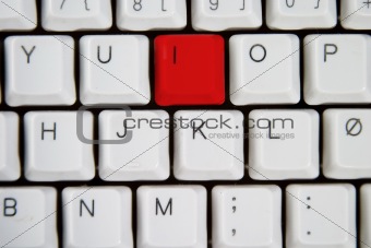 Computer Keyboard Letter I