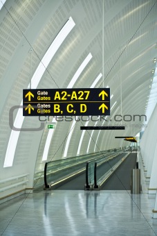 Airport gates guide