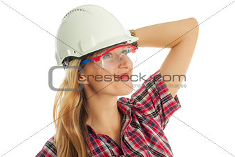 Woman in the process of renovating