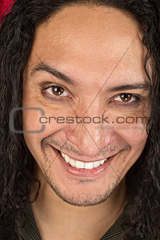 Laughing Native American Man