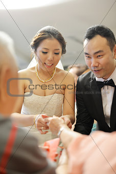 Asian wedding tea ceremony