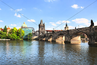 Charles bridge in Prague