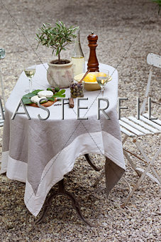table in provence garden