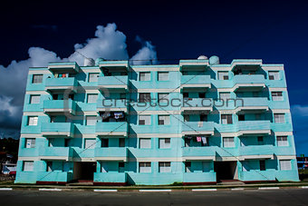 House on seafront in Baracoa, Cuba
