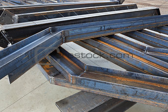 welded metal beams