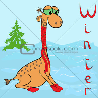 Why Giraffe is so cold in winter?