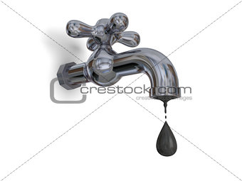 Tap dripping oil