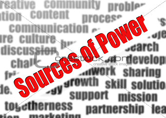 Sources of Power image