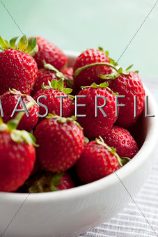 strawberries in bowl