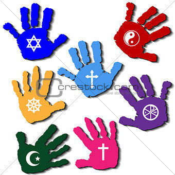 Hands of believers
