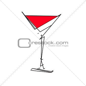 Drink abstract logo template