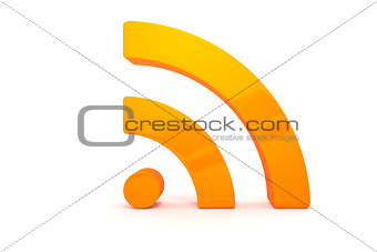 rss sign background