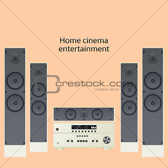 Home cinema speaker system