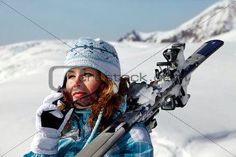 Skier girl