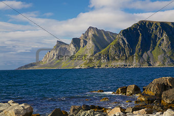 Cliffs on norwegian coast