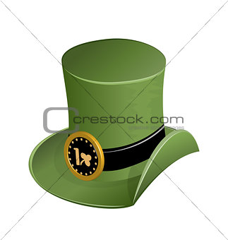 Green hat in st Patricks Day