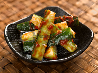 korean cucumber banchan