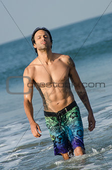 Male beach boy