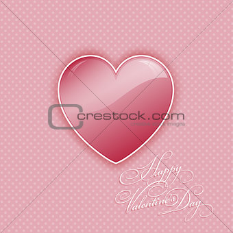 Valentines day heart background 