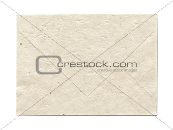 Natural recycled nepalese paper envelope