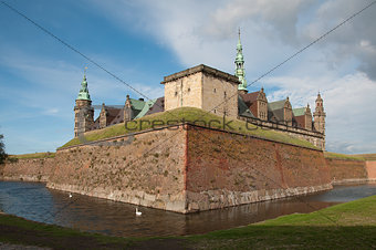 Kronborg Slot,the castle of Helsingor,Denmark
