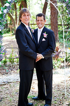 Gay Wedding Couple - In Love