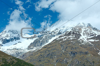 Summer Alps mountain 
