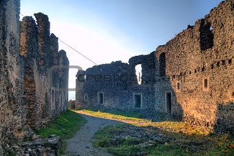Castle in village Nevicke, Ukraine