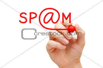 Spam Red Marker