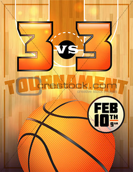 Basketball Tournament Poster