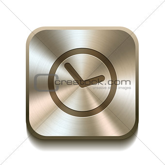 Clock icon button