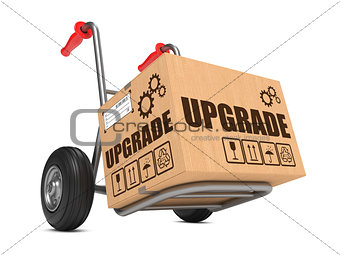 Upgrade - Cardboard Box on Hand Truck.
