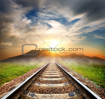 Railroad to the mountains