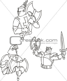 Set of knights with pole-axes
