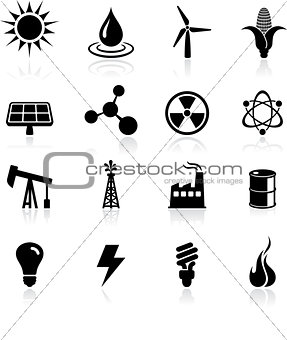 Environmental icons set