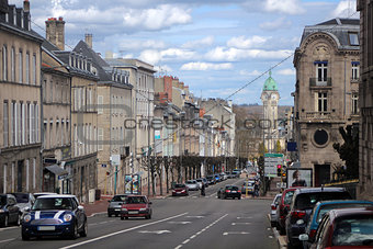 Limoges, France. Streets of City center