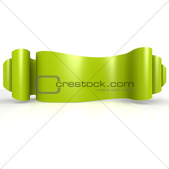 Green wave ribbon