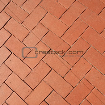 sidewalk from red bricks