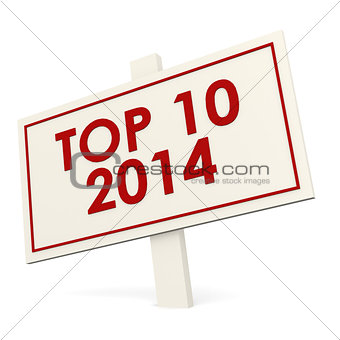 Top 10 2014 white banner