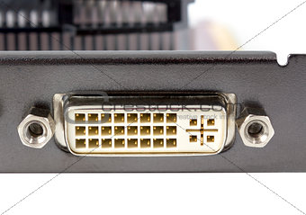 Electronic collection - DVI video card connector
