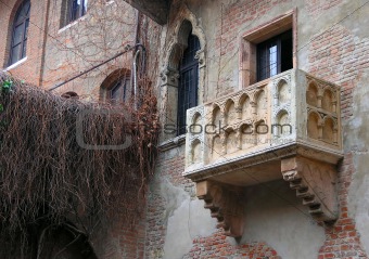 Julliet's balcony in Verona