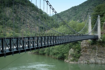 Suspension Bridge on the Tarn River