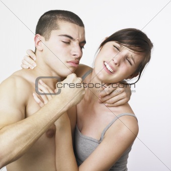 Young Couple Fighting