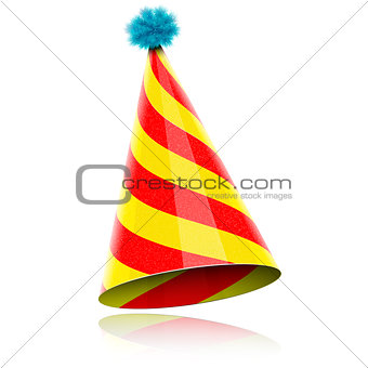 Colorful Glossy Hat For Celebration.