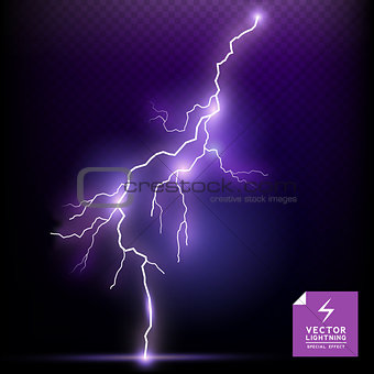Vector Lightning special effect