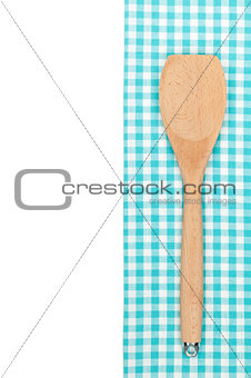 Kitchen utensil over towel