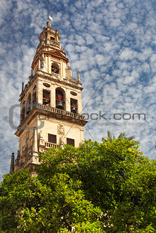 Bell Tower (Torre de Alminar) of the Mezquita Cathedral (The Gre