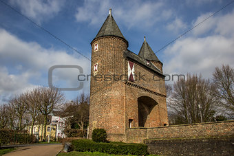 Klever city gate in the old roman city of Xanten