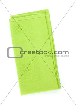 Green kitchen towel