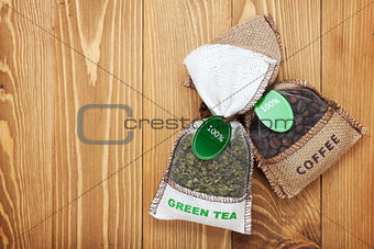 Coffee and tea small bags